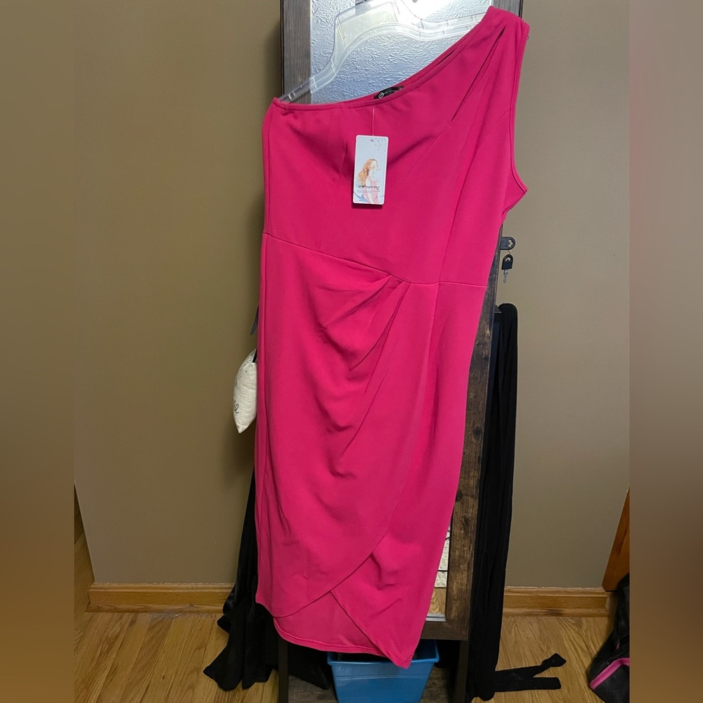 NWT One Shoulder Dress